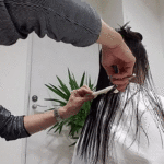 ロングヘアをバッサリ！デジタルパーマでつくるミディアムヘア【kaoriさん】の髪